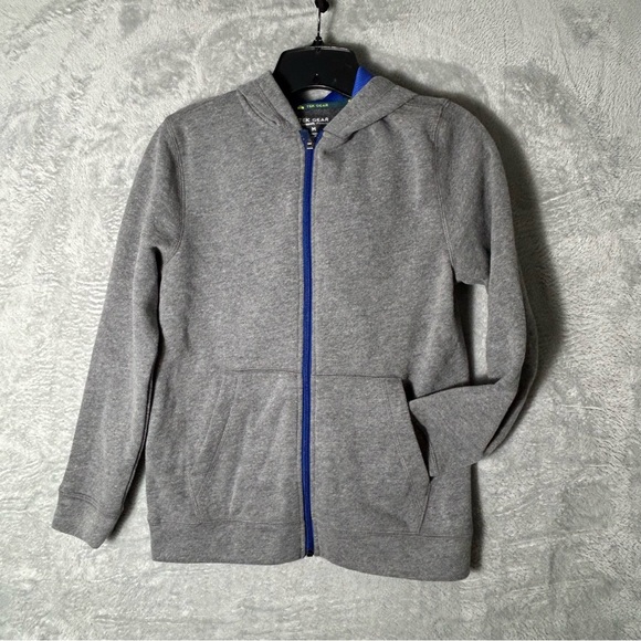 Tek Gear Ultrasoft Fleece Sweatshirt Boys 8-20 Medium Active Hoodie Full Zip - Picture 1 of 9